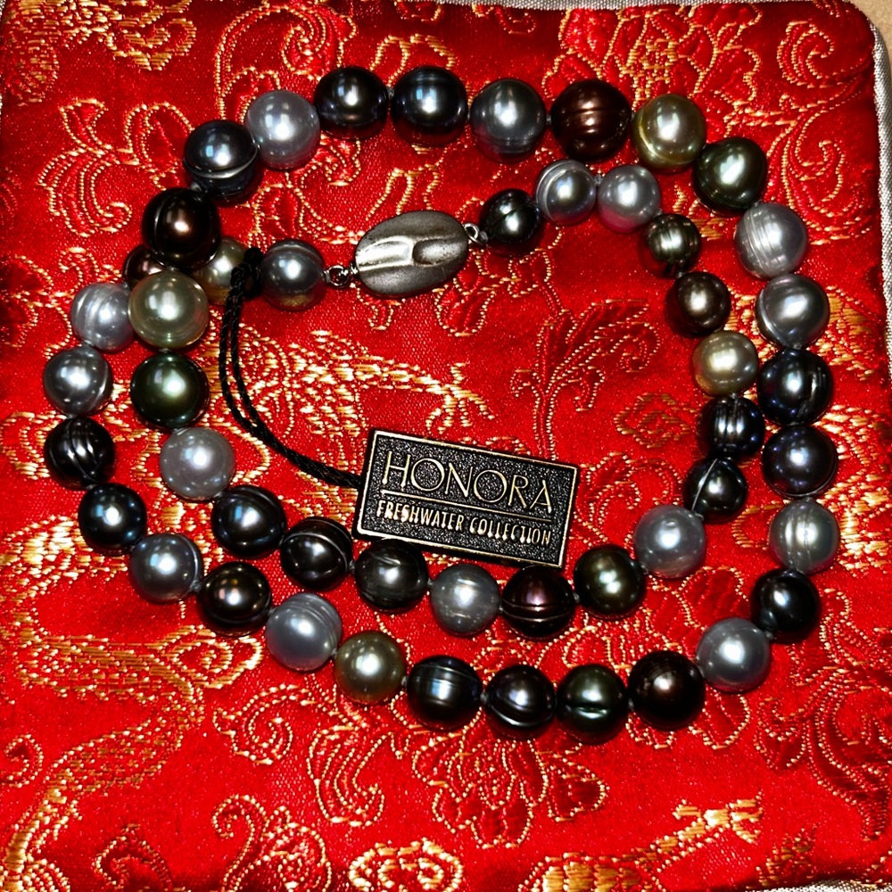 Honora Pearl Necklace w/ 925 Sterling Silver Clasp